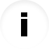 information icon - white