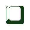 keyboard key icon - green