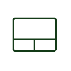trackpad icon, green